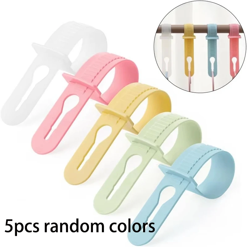 5/10pcs Colorful Windproof Clothes Hanger Clips - Adjustable Non-Slip Laundry Clips for Drying Clothes, Towels, Safe Drying Rack