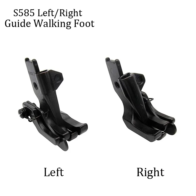 S583、S585 Left & Right Edge Guide Walking Foot for JUKI DNU-241,DSC-245;Consew 206RB,225;SEIKO STH-8BLD Sewing Machine Parts
