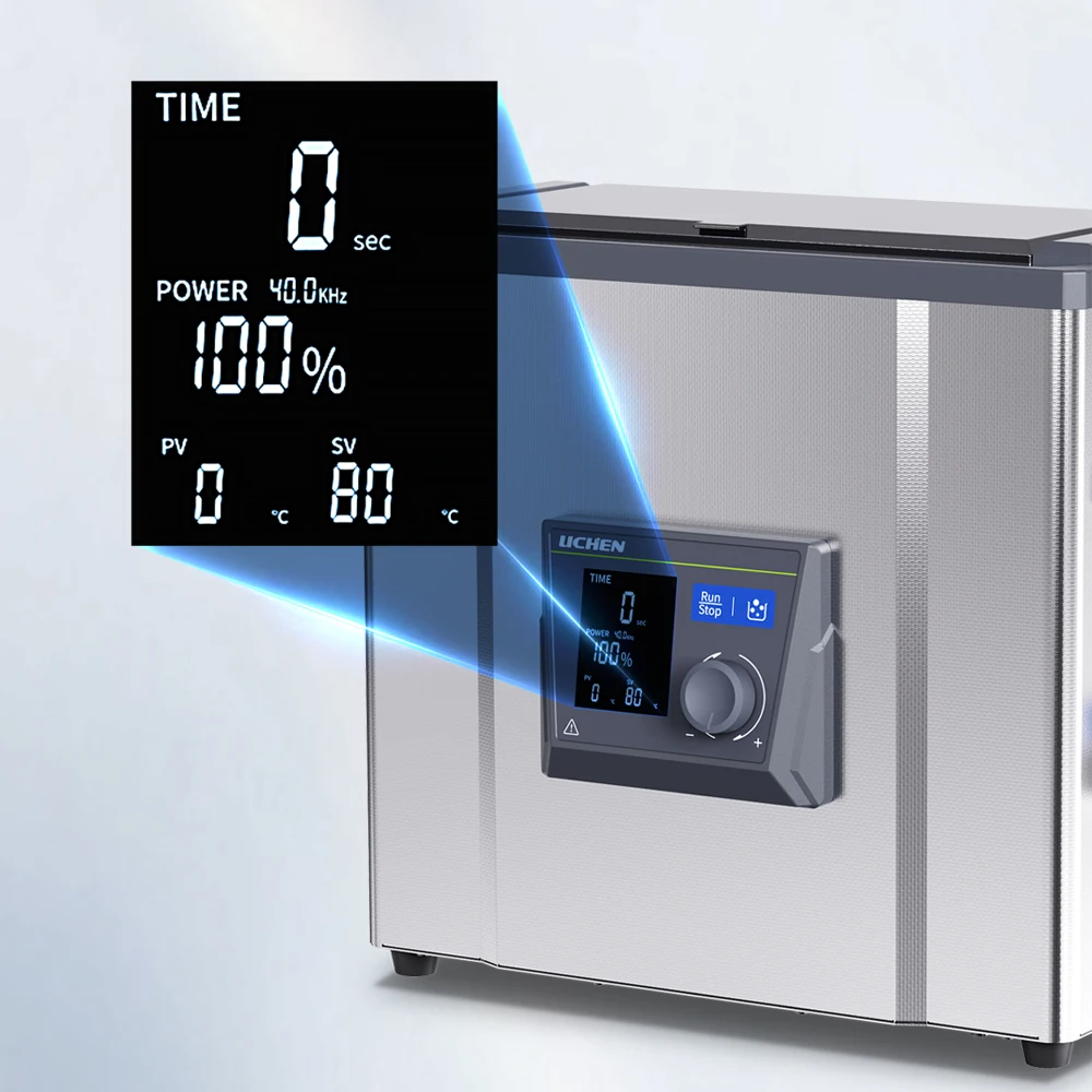 

Digital ultrasonic cleaner programmable time and temperature control (80 ° C ° C Max) for cleaning various parts 2L-30L models