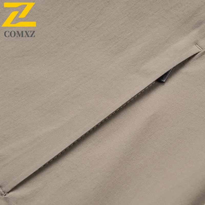 Mens Lapel Jacket Autumn 2025 New Light Luxury Wrinkle Resistant Loose Fit Outerwear Casual Fashion Comfort Windproof Jackets