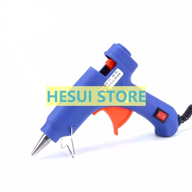 20W hot melt glue gun with switch and indicator light DIY tool for 7MM adhesive strip