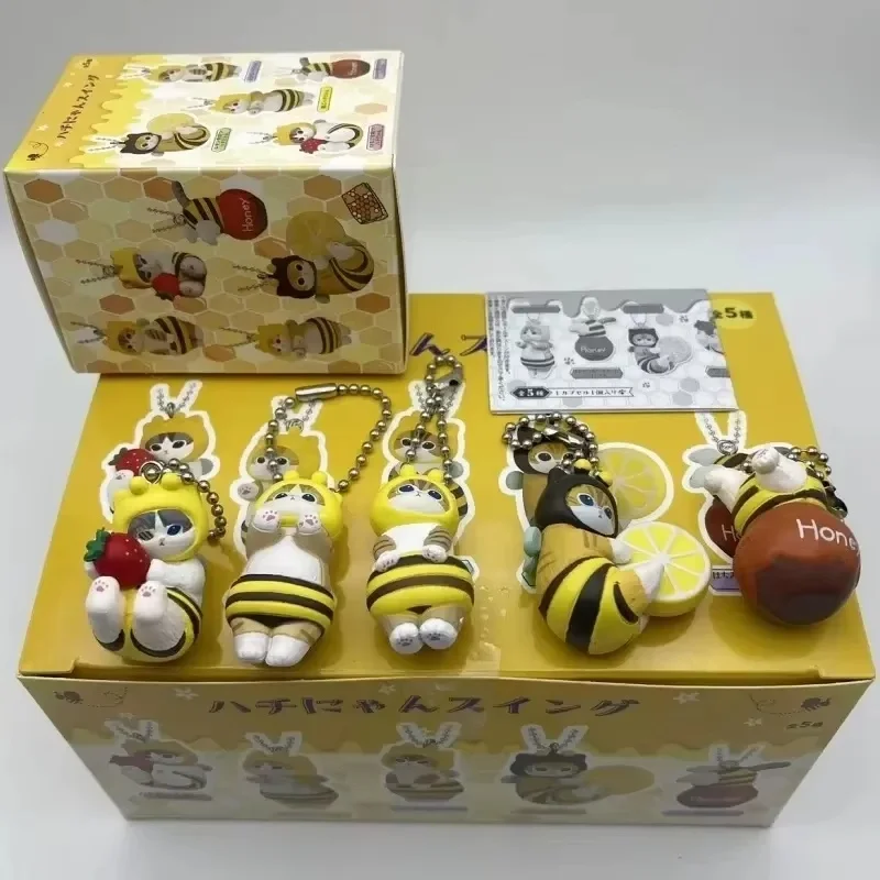 

New Mofusand Bee Shaped Blind Box Twisted Egg Bee Cat Anime Figure Ornament Cute Doll Handmade Model Decor Toy Kid Birthday Gift