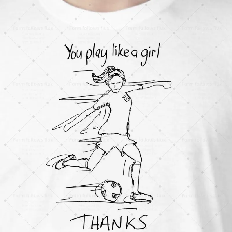 

2026 men T-Shirt Hoodie You play like a girl Football Mums Sports Hand Drawn Comic style Unisex S-6XL Plus Size Friendly