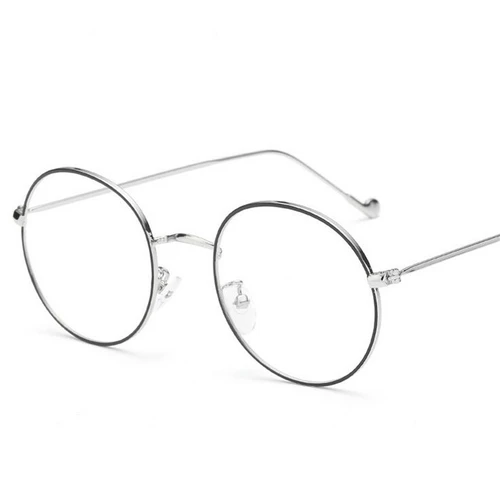 Imagen 2 del producto Gafas graduadas redondas de Metal para hombres y mujeres con grado, gafas para miopía con acabado ultraligero, dioptrías de 0-0,5-1,0 a-6,0