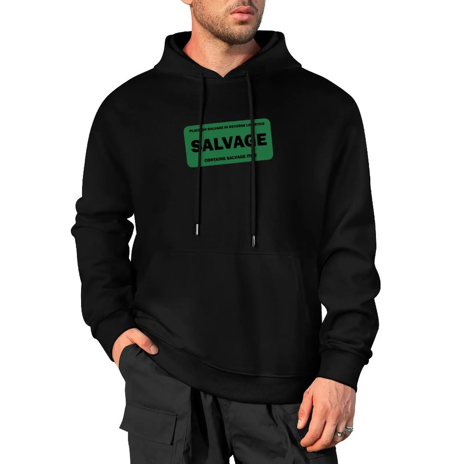 Contains Salvage Item Team Member Pullover Hoodie anime clothes men's winter sweater graphic t shirts men winter clothes hoodie