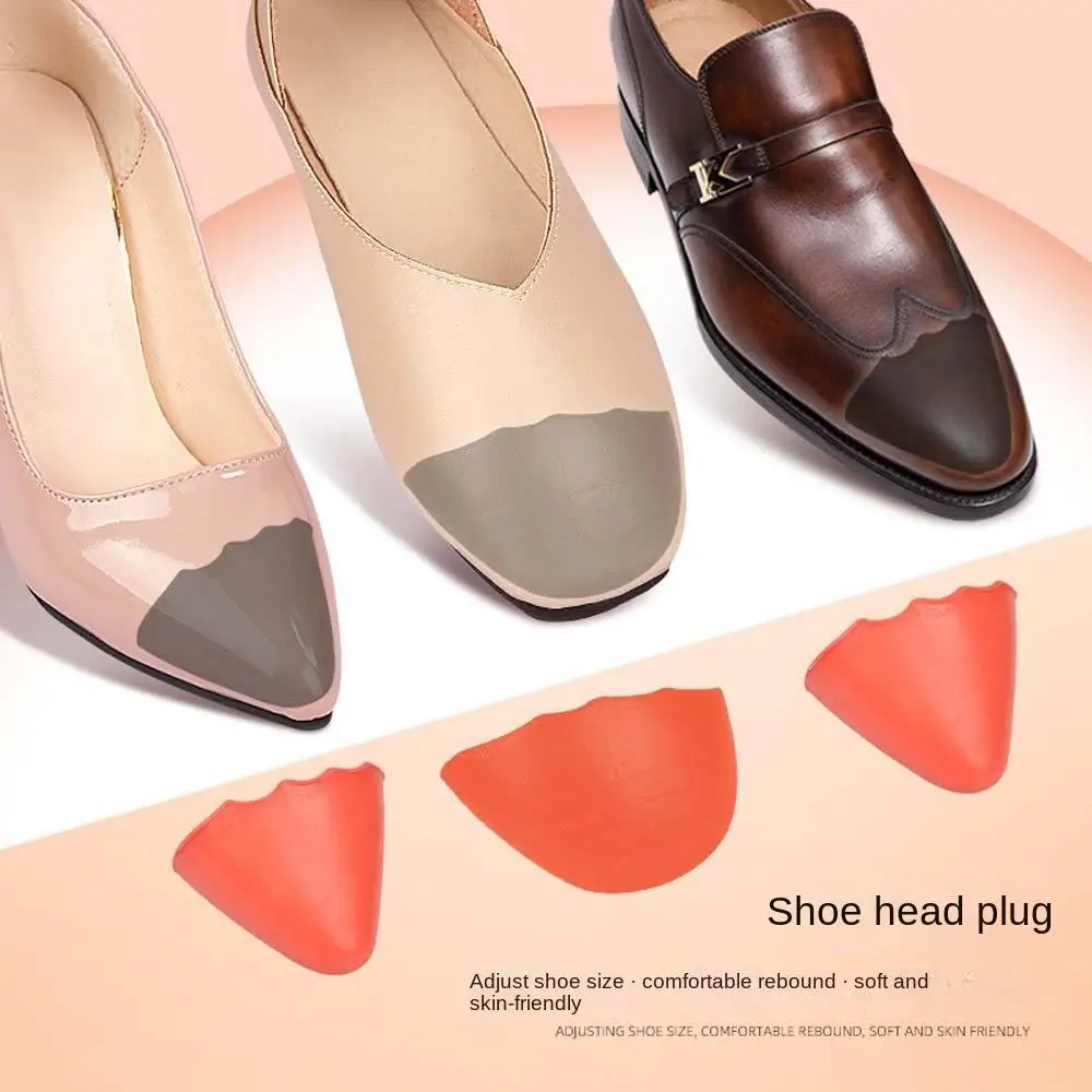 Foot Blister Relief Shoe Head Cushion Pads Toe Stopper Comfort Padding Shoe Head Toe Stopper Pointed Round Shape