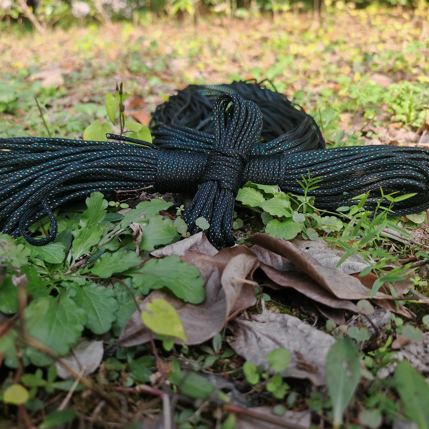 5m/10m 4mm thick woven paracord outdoor camping and hiking night reflective rope handmade DIY rope,woven necklace bracelet rope