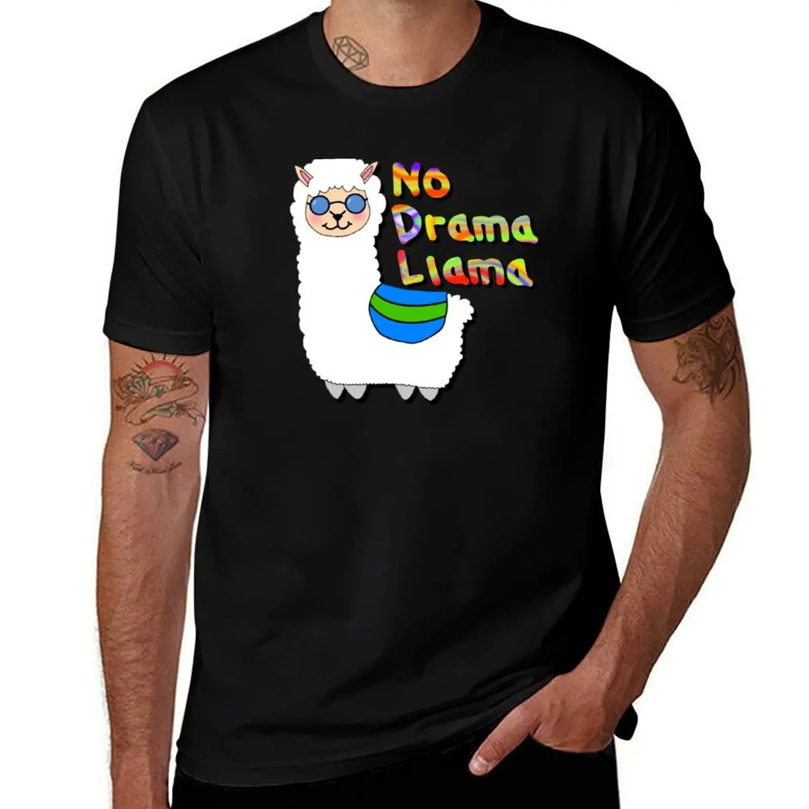 No drama llama T-Shirt Plus Size Short Sleeve T-Shirt