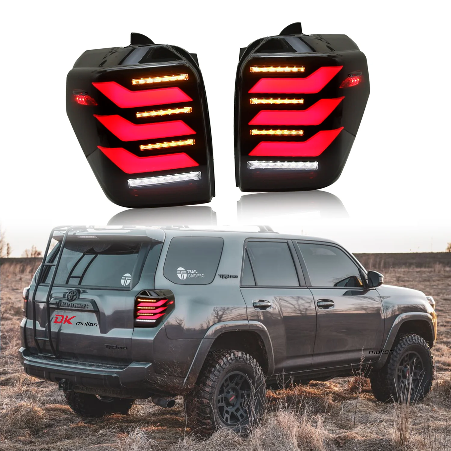 

2010-2023 LED Tail Light For Toyota 4-Runner Led Tail Lamp Car Rear Lamp For Pick-Up Truck 24V Accessory New Condition
