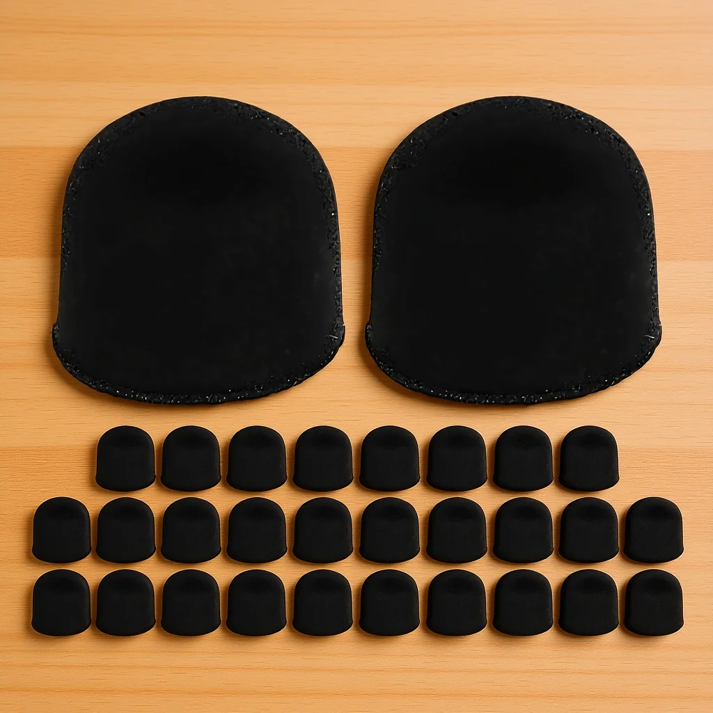 

30Pcs Stylus Pen Tips Replacement Silicone Capacitive Rubber Nibs for Tablet Pens Touch Screens Precision Responsive Use