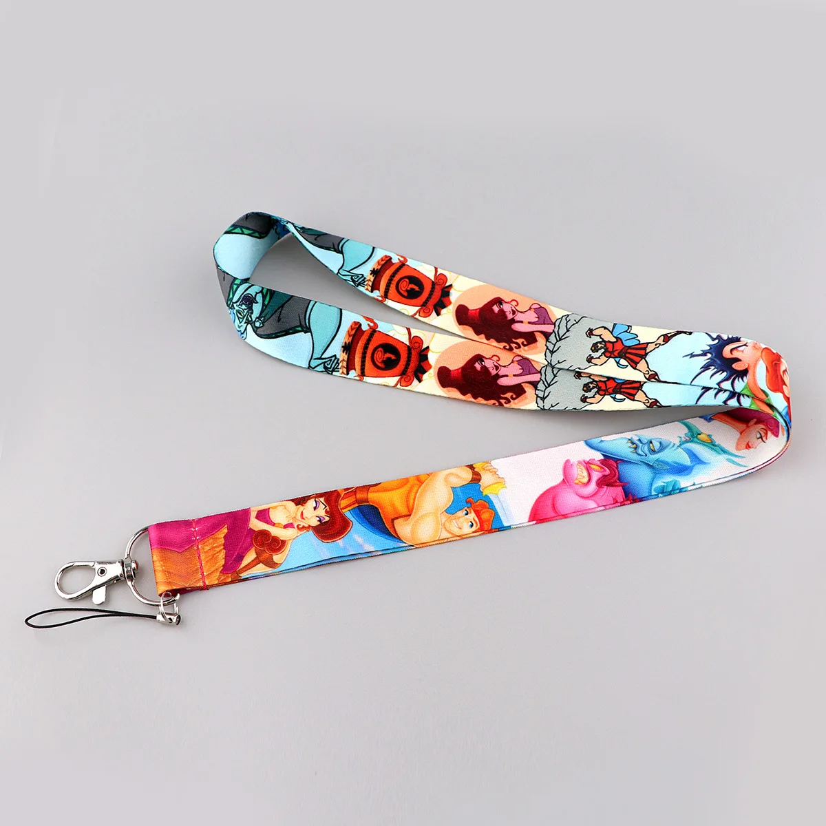 D1413 Hercules Anime Cartoon Movie Lanyards For Key Neck Strap Lanyards ID Badge Holder Keychain Key Holder Hang Rope Keyrings