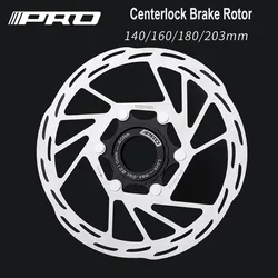 Bicycle Centerlock Rotor Durable Bicycle Disc Brake Rotor 140/160/180/203mm Road MTB Hydraulic Brakes Rotors for Shimano