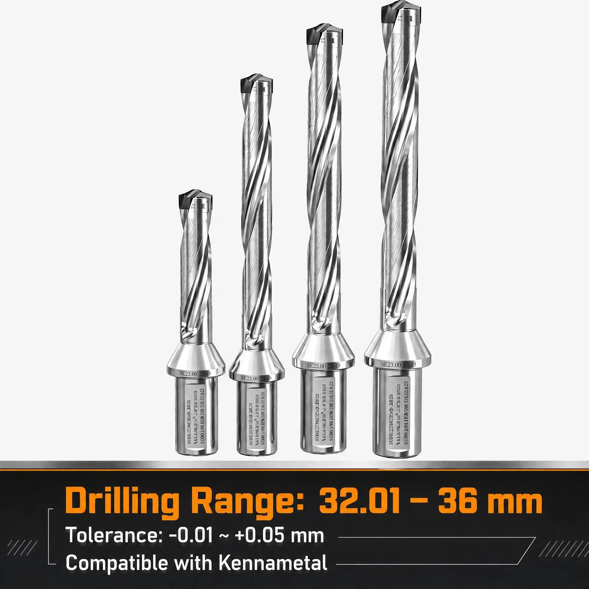 SERTAN Crown Drill 32 01 36 mm Violent Deep Hole Drill Shovel Gun Drill Tool Holder Rotary Head Blade CNC Quick