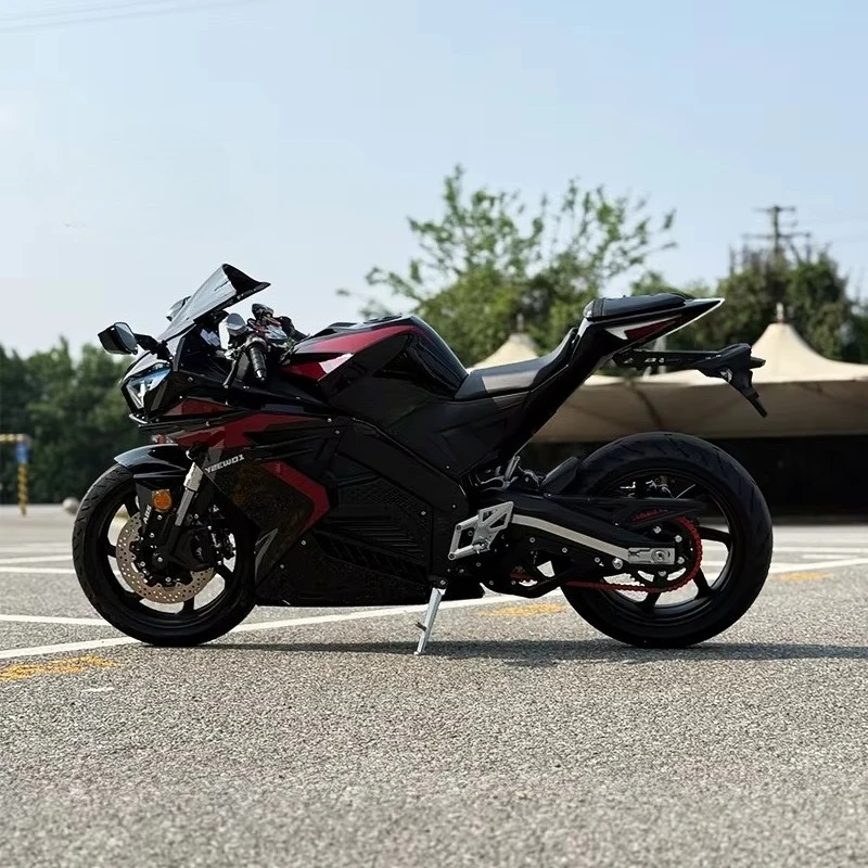 Tc 2026 new racing electric motorcycle 8000W 72V water-cooled central motor 160km/h 72V160AH battery front and rear ABS disc bra