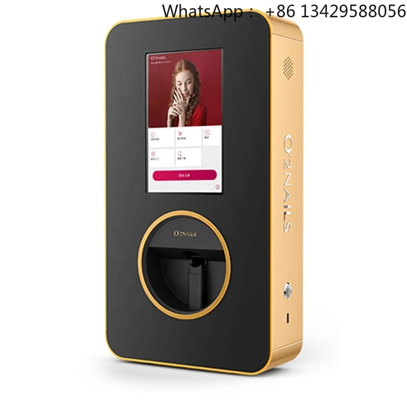 O'2NAILS Touch Screen 3D Nail Product Intelligent Nail Printer Machine  Nail Art Printing Equipment X12.5 for Beauty Salon