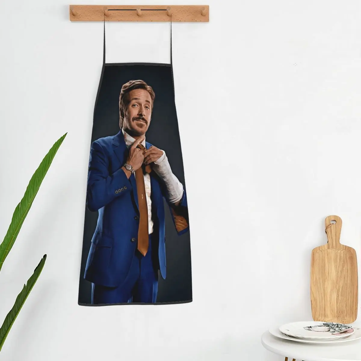 Funny Ryan Gosling Collage Apron Chef Cooking Baking Tablier Bib Kitchen Cleaning Pinafore for Women Men Painting