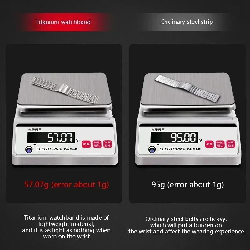حزام تيتانيوم لساعة هاواوي 4 برو ، سوار فاخر ، ساعة هاواوي GT4 46 ، Ultimate 22 ، سامسونج S3 ، 45