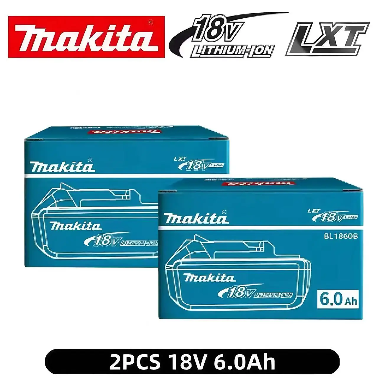 100% originele Makita accu, 18V gereedschap Lithium accu 6Ah/5Ah 9Ah voor Makita DTW700 DDF487 DTD173 DGA404 HR140D DJV182