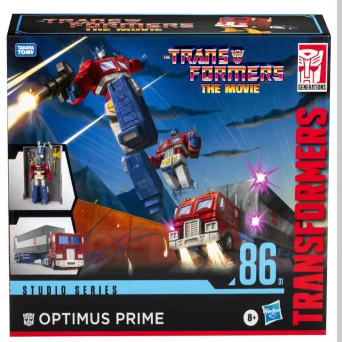 【In Stock】Hasbro Transformers Studio Series Commander Class Ss86-31 Optimus Prime Action Figure Model Toys Robot Collectible