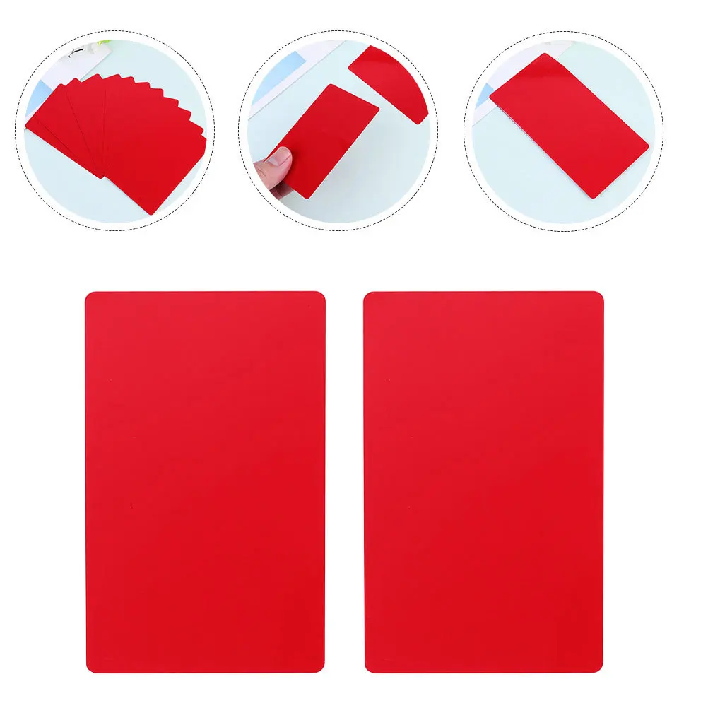 

100Pcs Metal Aluminum Business Cards DIY Blank Nameplates Engraved Membership Cards Printing Sheets DIY Business Card