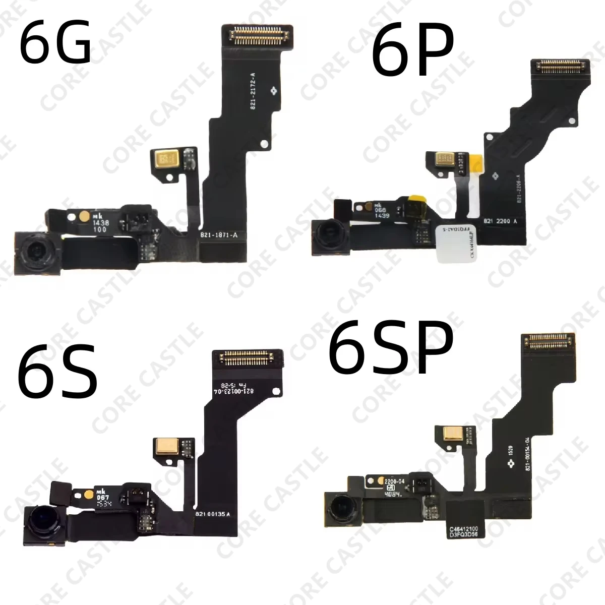 

Front Camera Flex Cable For iPhone 6 6 Plus 6S 6S Plus Facing Small Cam Main Lens With Proximity Light Touch Sensor Microphone