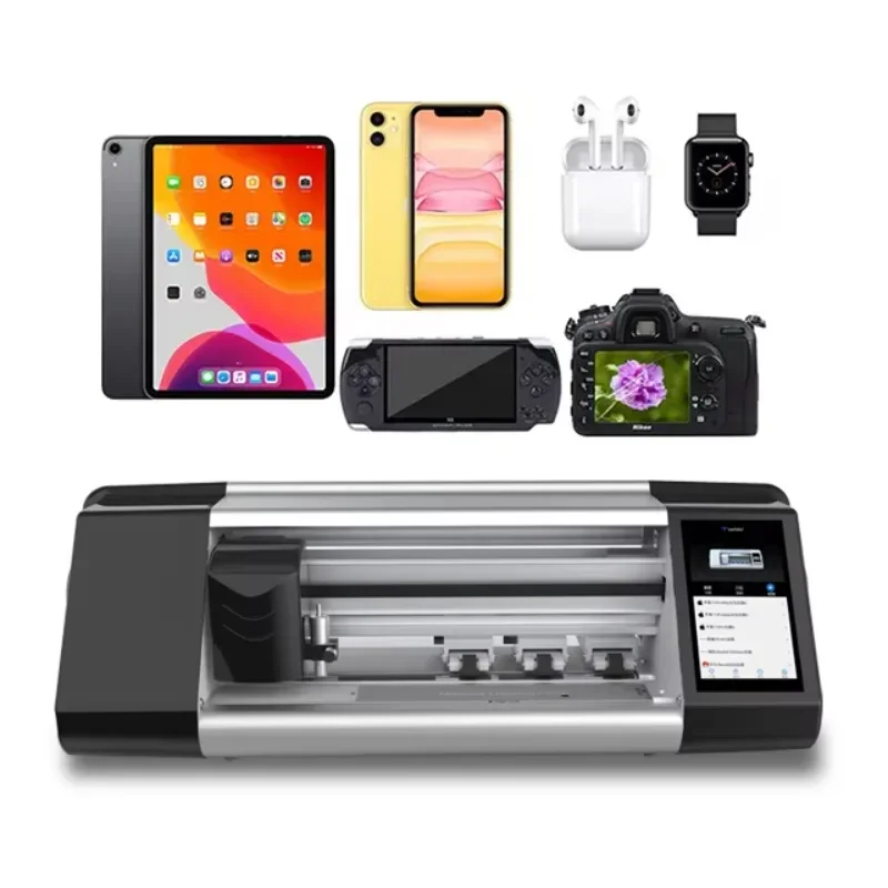 Filme protetor de tela tpu para celular inteligente automático ilimitado que faz a máquina de corte de hidrogel