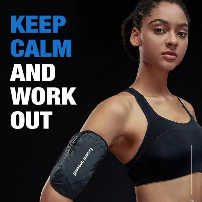 7,2-calowy sportowy uchwyt na telefon do biegania na świeżym powietrzu iPhone 15 14 13 12 11 X XR Xs Max Samsung Uniwersalne opaski na ramię na siłownię — zdjęcie 4