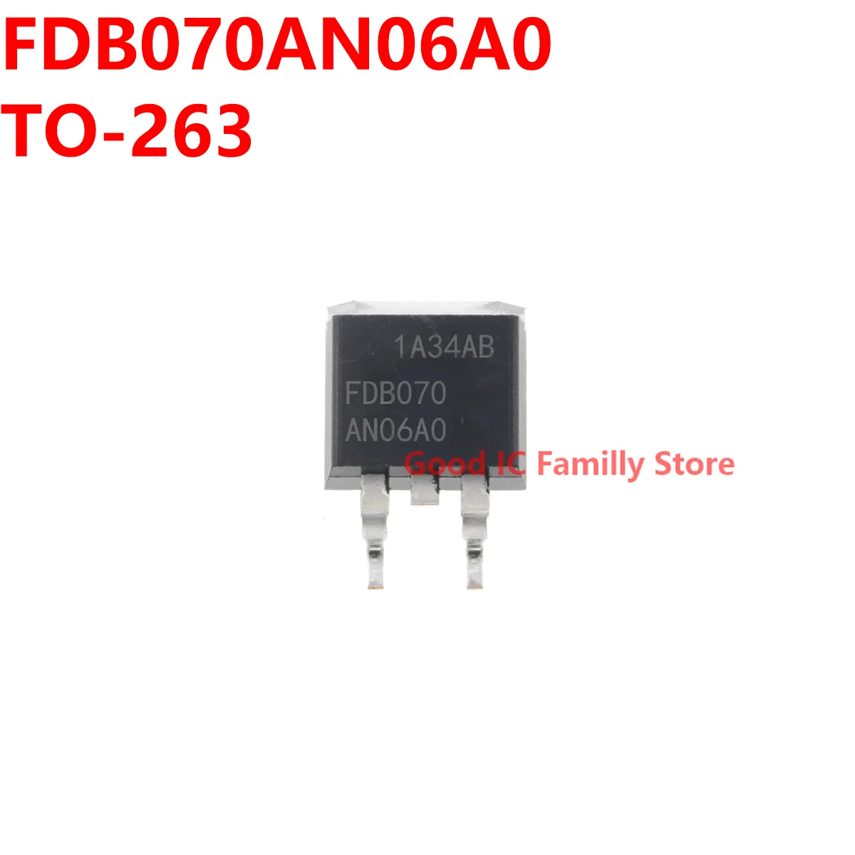 

10PCS FDB070AN06A0 .TO-263