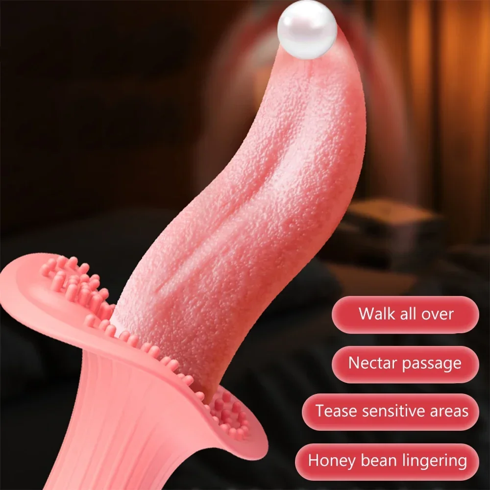 10 Modes Tongue Licking Vibrator For Women G Spot Clitoral Stimulator Dildo Nipple Female Masturbator Vibrators Sex Toys Aldult