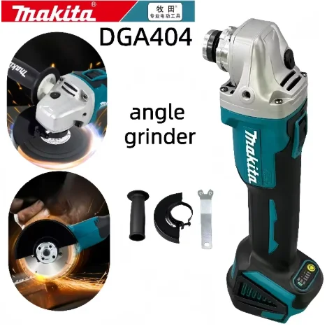 Makita DGA404 125mm Brushless Angle Grinder Cordless 8500RPM for Metal Cutting Grinding Polishing Compatible with Makita 18V Bat