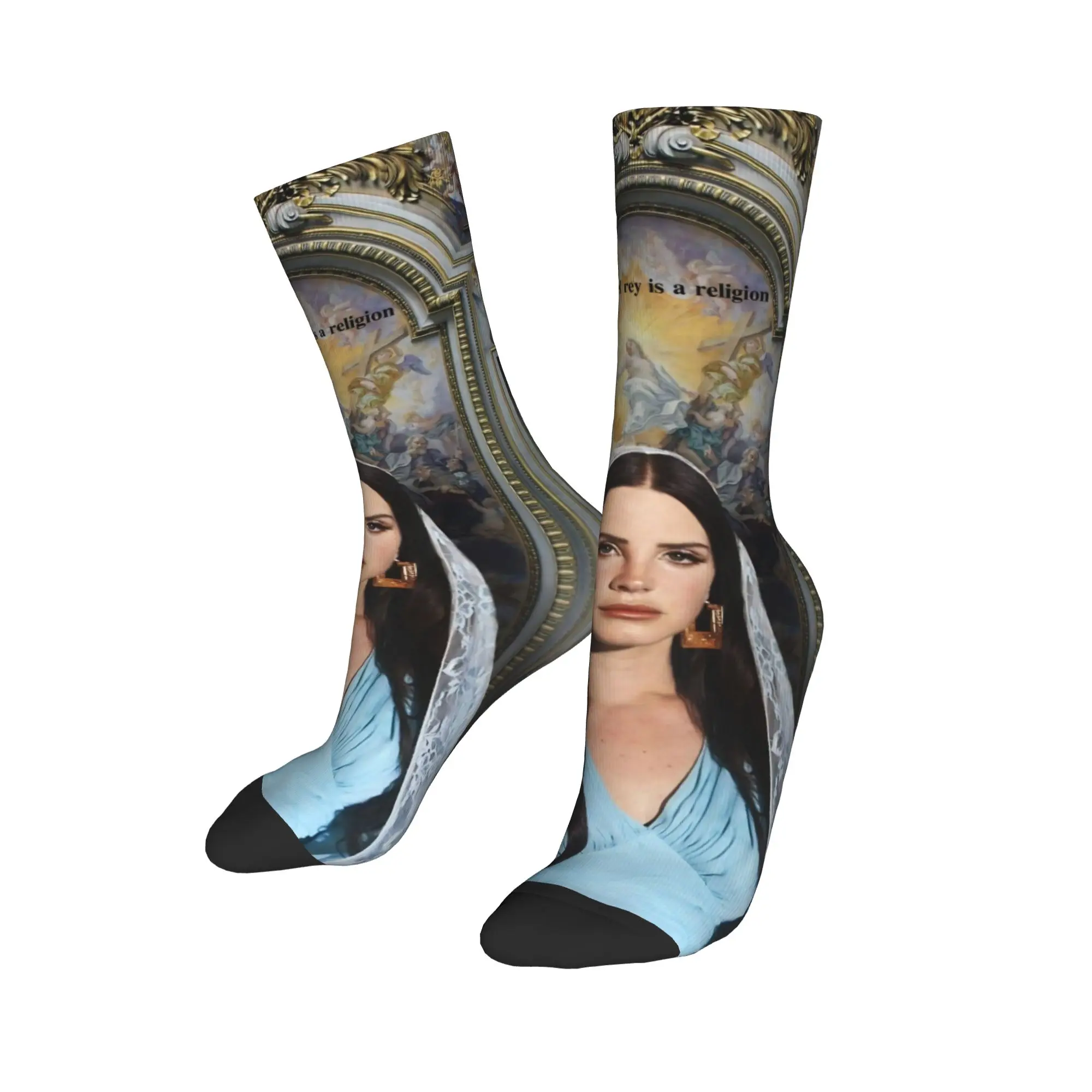 جوارب رجالية أمريكية لانا ديل ري جوارب شتوية كاجوال قابلة للتنفس تصميم جوارب تسلق مضادة للعرق