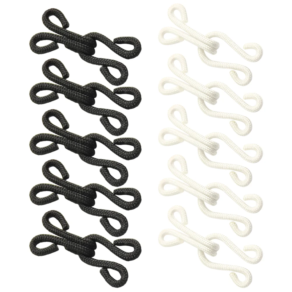 

10 Pairs Sewing Fasteners Hook Supplies Connector Buckle Nylon Clothes Snap Holder