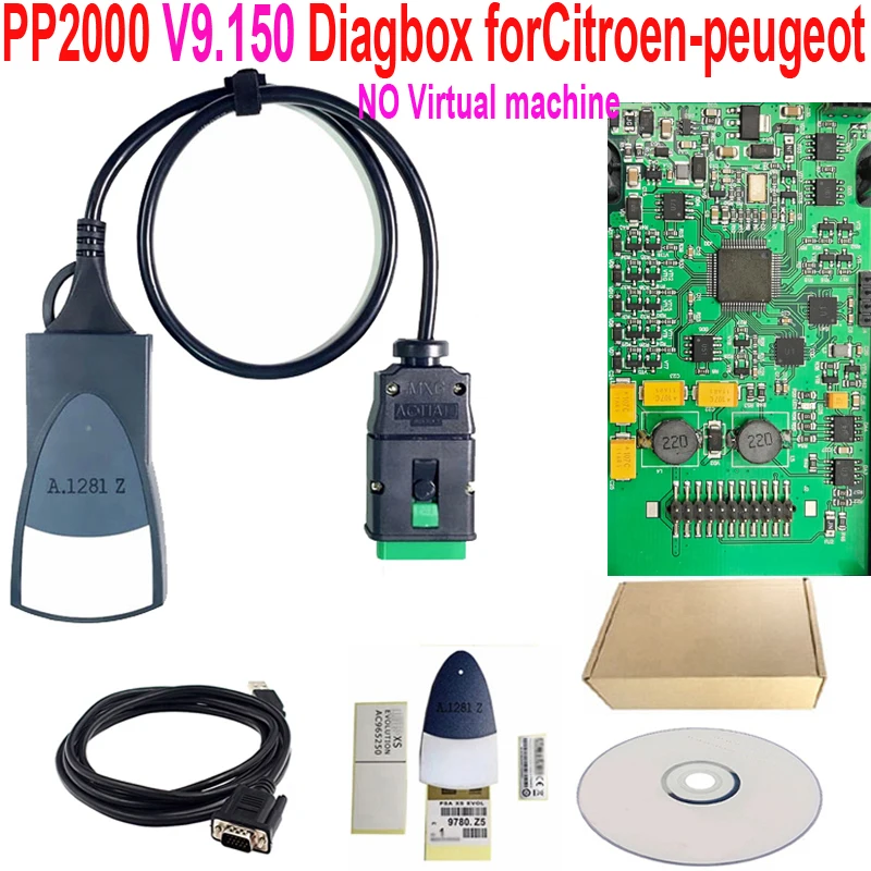 Lexia3 PP2000 with software diagbox v9.150 support new mode no need virtual machine for citroen Peugeot Diagnostic Repair Tools 