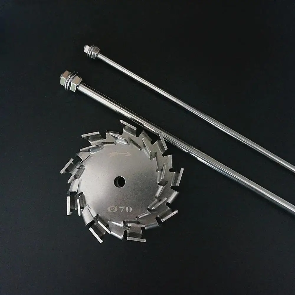 1pcs Lab Stainless Steel Dispersion Plate Paddle, Dispersion Disk Dispersing Machine Blade with Agitating Stirring Rod