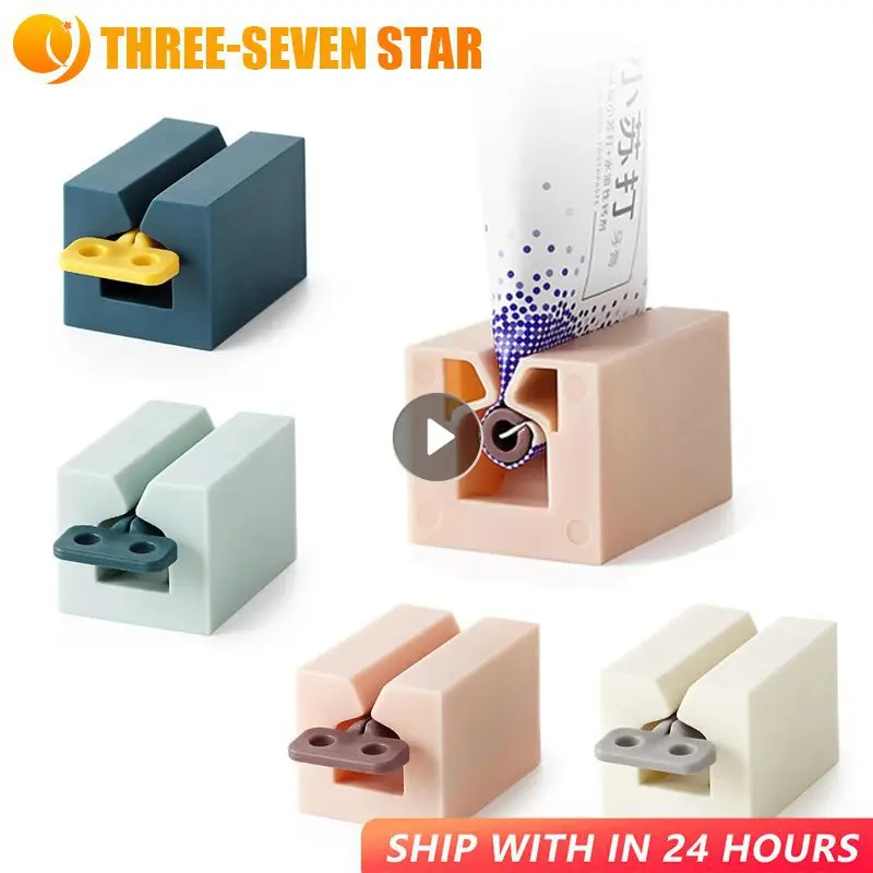 Toothpaste Squeezer Multifunction Portable Tooth Paste Dispenser Facial Cleanser Clips Tube Press Tools Bathroom Accessories