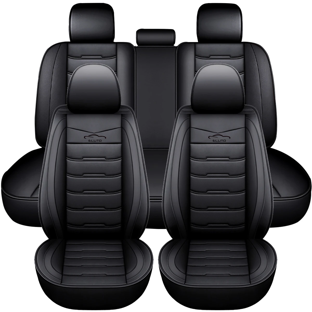 11 stücke Auto Auto Sitzbezüge Universal 5 Sitzer Auto Sitzbezüge Sitzkissen PU Leder Nicht-slip Schutz matte