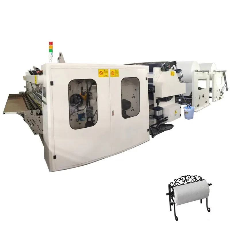 Automatic Jumbo Color Gluing Toilet Paper Roll Slitter Rewinder For Paper Slitting Rewinding CE Certificate On Rewinding Machine