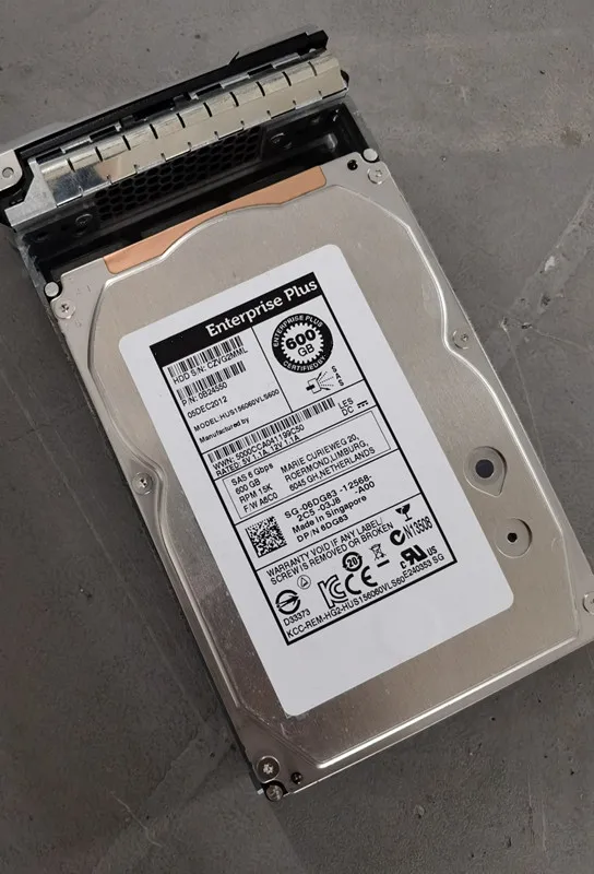 

6DG83 HGST 600GB HDD Hard Drive 15K SAS 3.5" 6Gbps Hard Drive