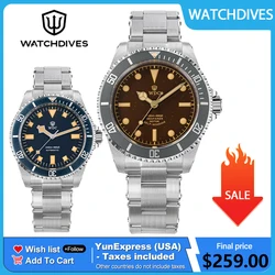 Watchdives WD5513M Men Watch Miyota 9015 Movement Automatic Mechanical  Watches Aluminum Bezel Sapphire Luminous Waterproof 200m