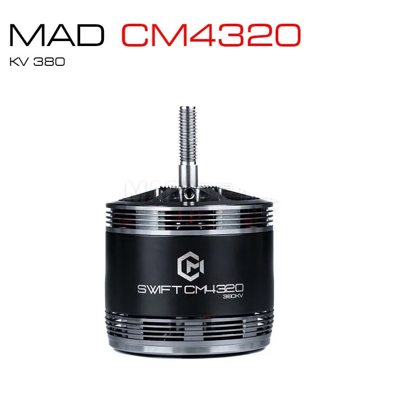 MAD Cinema-Grade Power Motor SWIFT CM4320 Brushless Motor—Motor Specifically Designed for X8 Cross-Country RC Airplanes