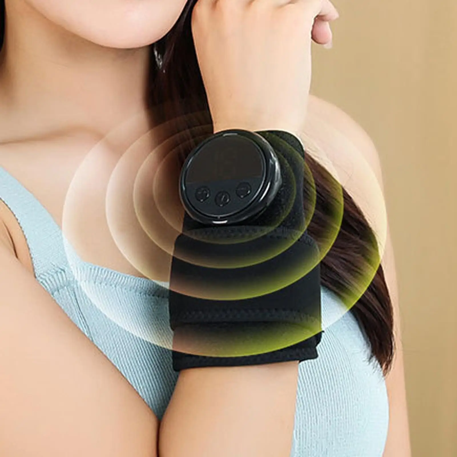 

Heating Pad For Hands Adjustable Vibration Electric Pads Cordless Wrist Heating Wrap For Men Women Typing Game Knee Ankle Arm