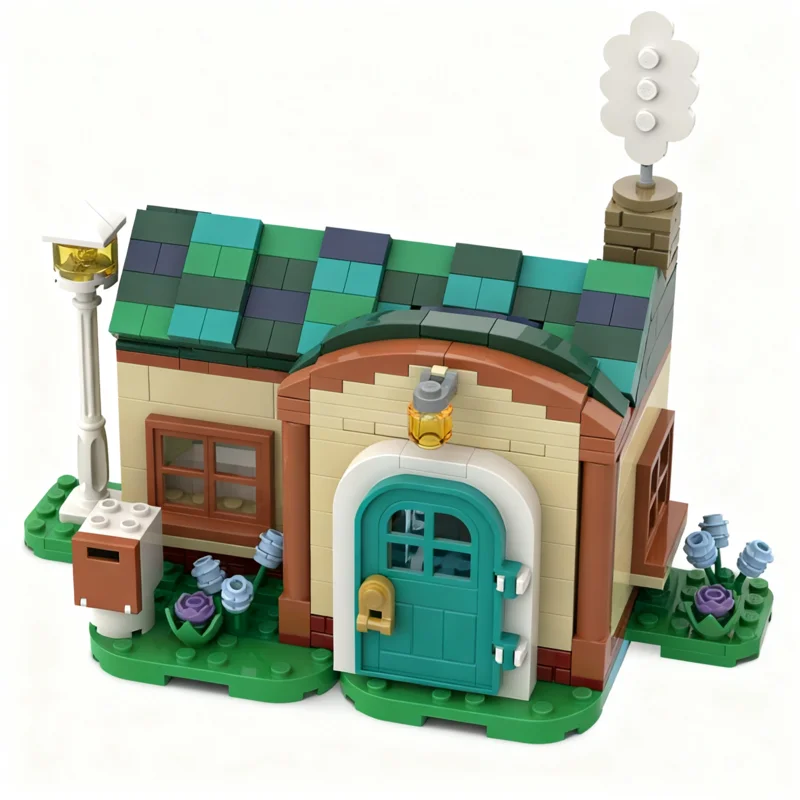 330pcs MOC Lily's House Animal Crossing Model Building Blocks Christmas Gift Architecture Toy Idea Birthday Assemble Collection