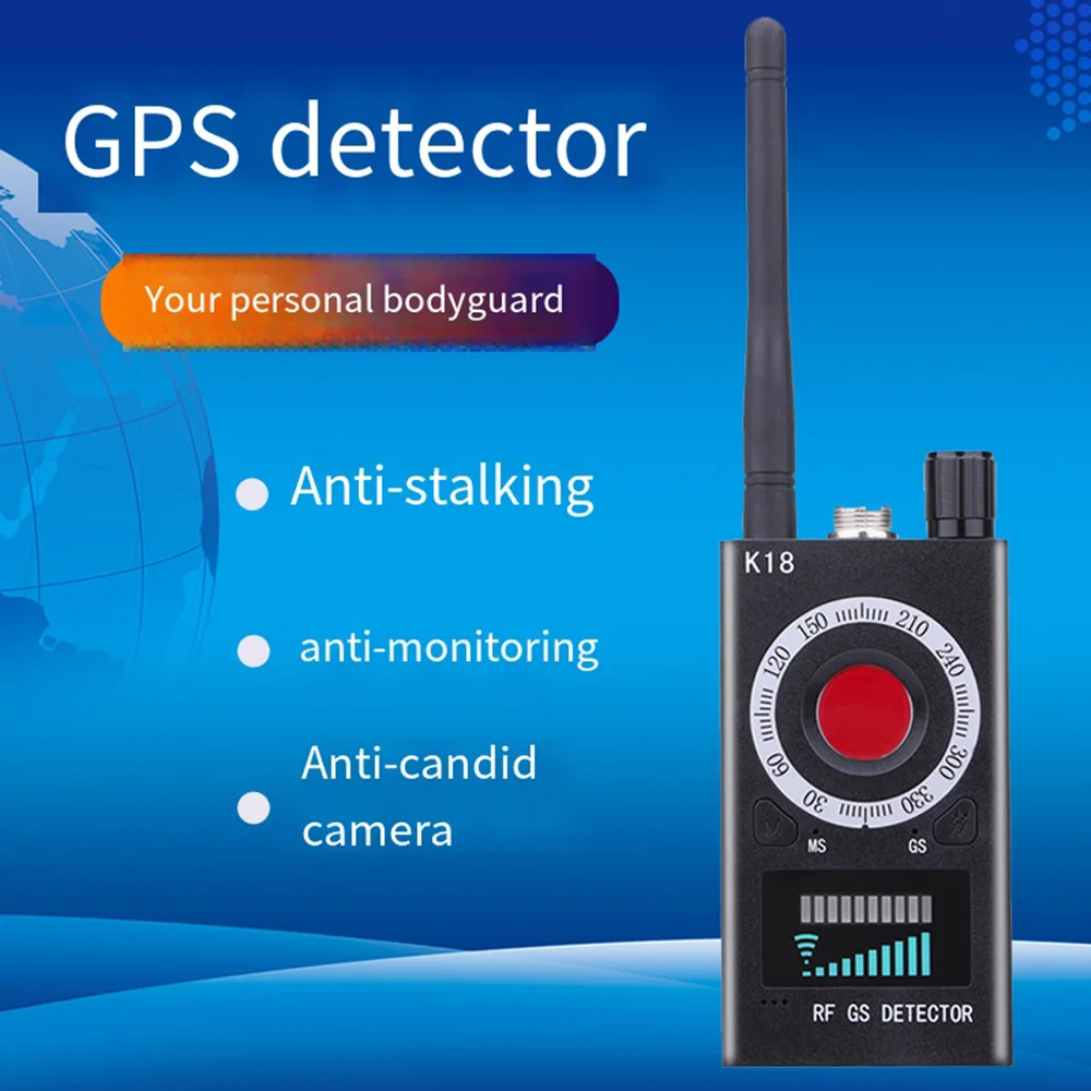 K18 Anti Home Wireless RF Signal Detector Bug GSM GPS Tracker Video Home Camera Device Debug Car GPS Signal Camera Detector