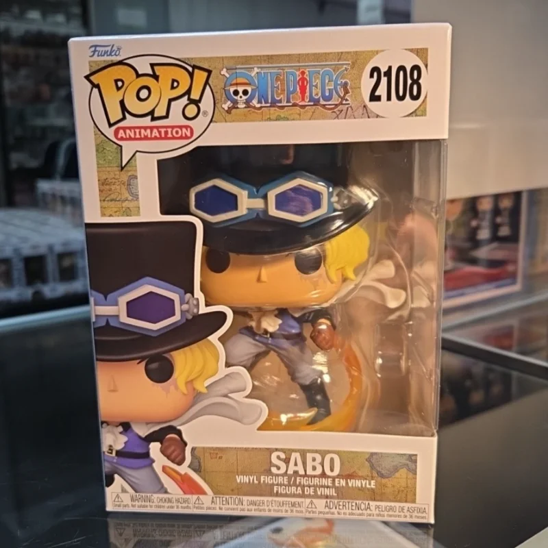 

Funko Pop Original One Piece Sabo # Коллекционная аниме-фигурка 2108: Милая настольная игрушка-украшение, подарок для фанатов, детей и взрослых