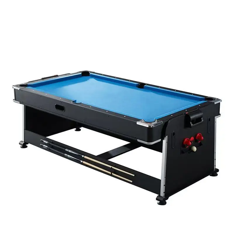 

Hot Selling 4-in-1 Multi Game Feature Factory Wholesale 7ft8ft9ft Snooker & Billiards Table Air Hockey Table Tennis Ball Return