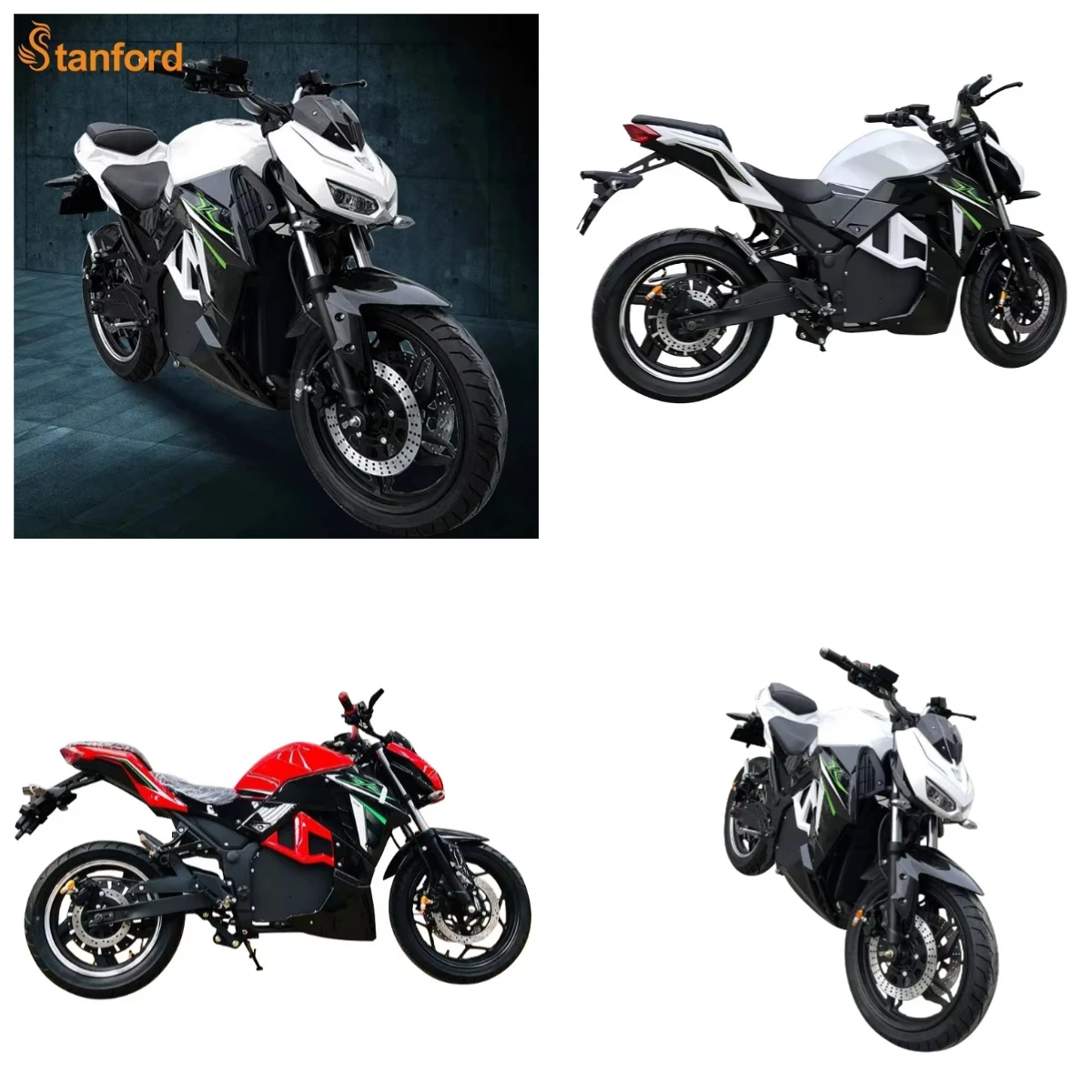 STLF Racing Motorcycle دراجة نارية كهربائية عالية السرعة مع بطارية 72 فولت