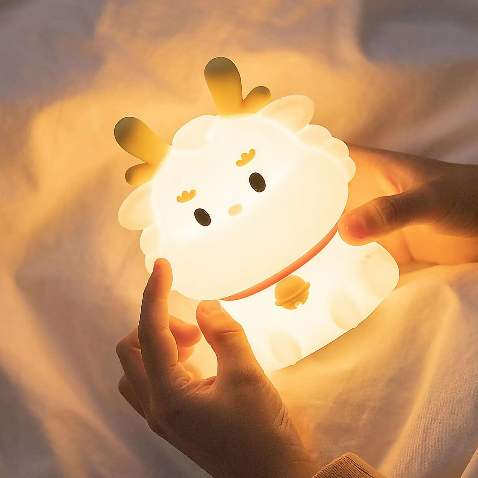 

Dragon Night Lights for Kids Silicone 7 Color Changing Cute Animal Silicone Lamps for Nursery Toddler Teen Gift for Boys Girls