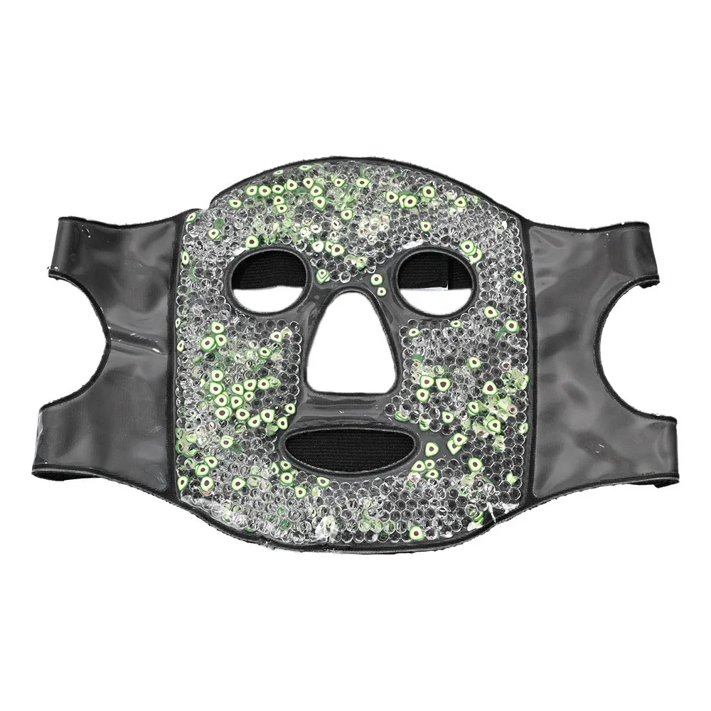 Relieve Fatigue Cooling Gel Eye Mask Gel Beads Compress Reduce Face Puff Ice Gel Eye Face Mask Cold and Hot Heat Reusable