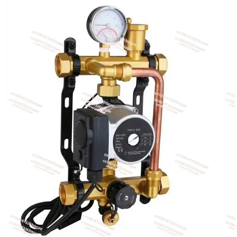 DF-1009 Under Flooring Heating Hot And Cold Water Circulation Pump Underfloor  Manifold System 0-90℃ Heating Device Mixing Valve