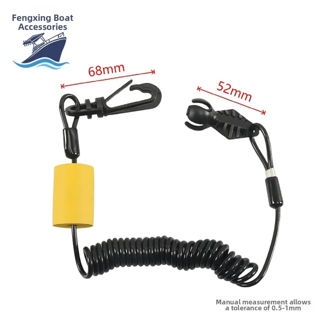 

For Sea Doo Spark 900 Key Cord Clip Kill Switch Lanyard Watercraft Safety Safety Lanyard Waterproof Construction